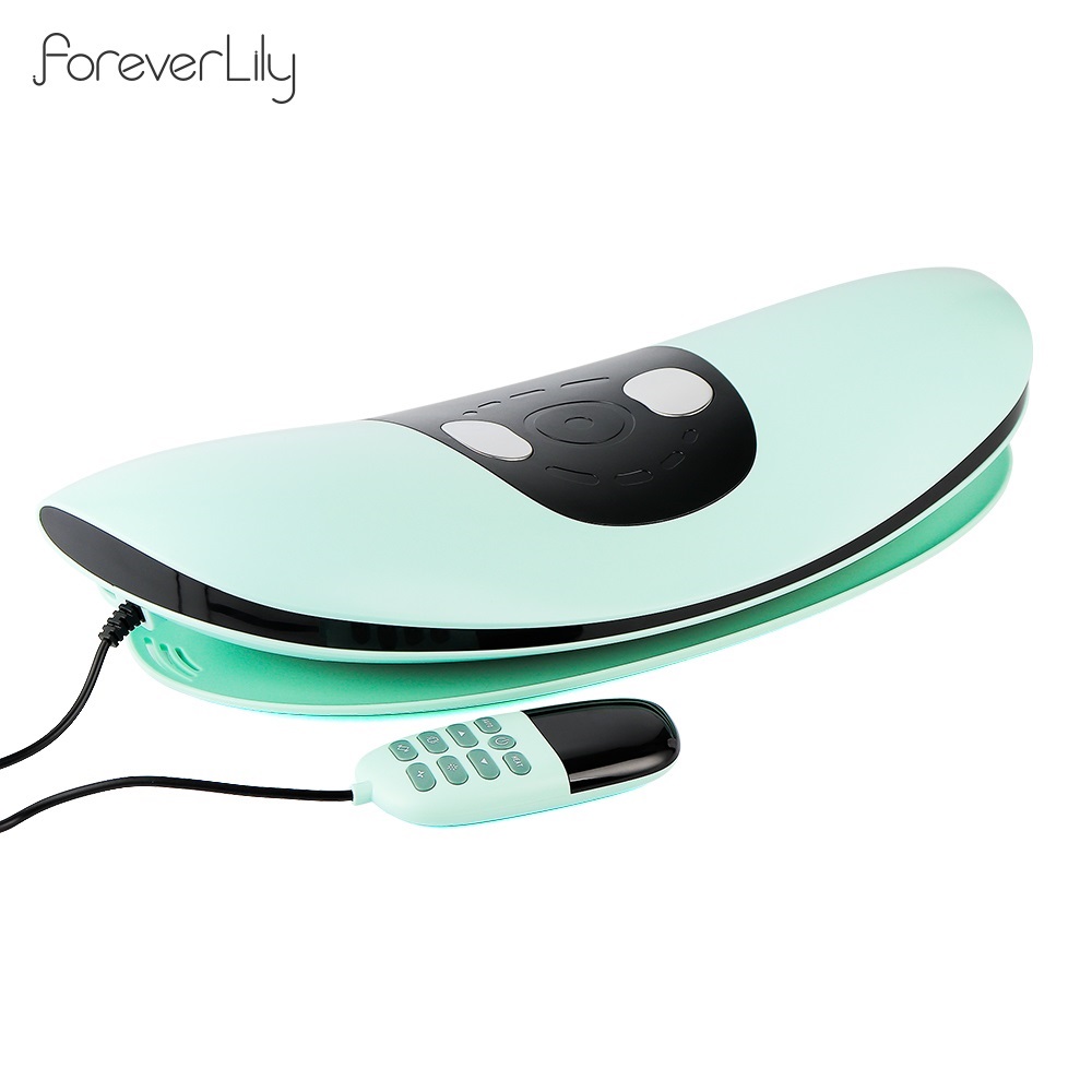 Back Stretcher Lumbar - Electric Waist Traction Massager Adjustable Vibration