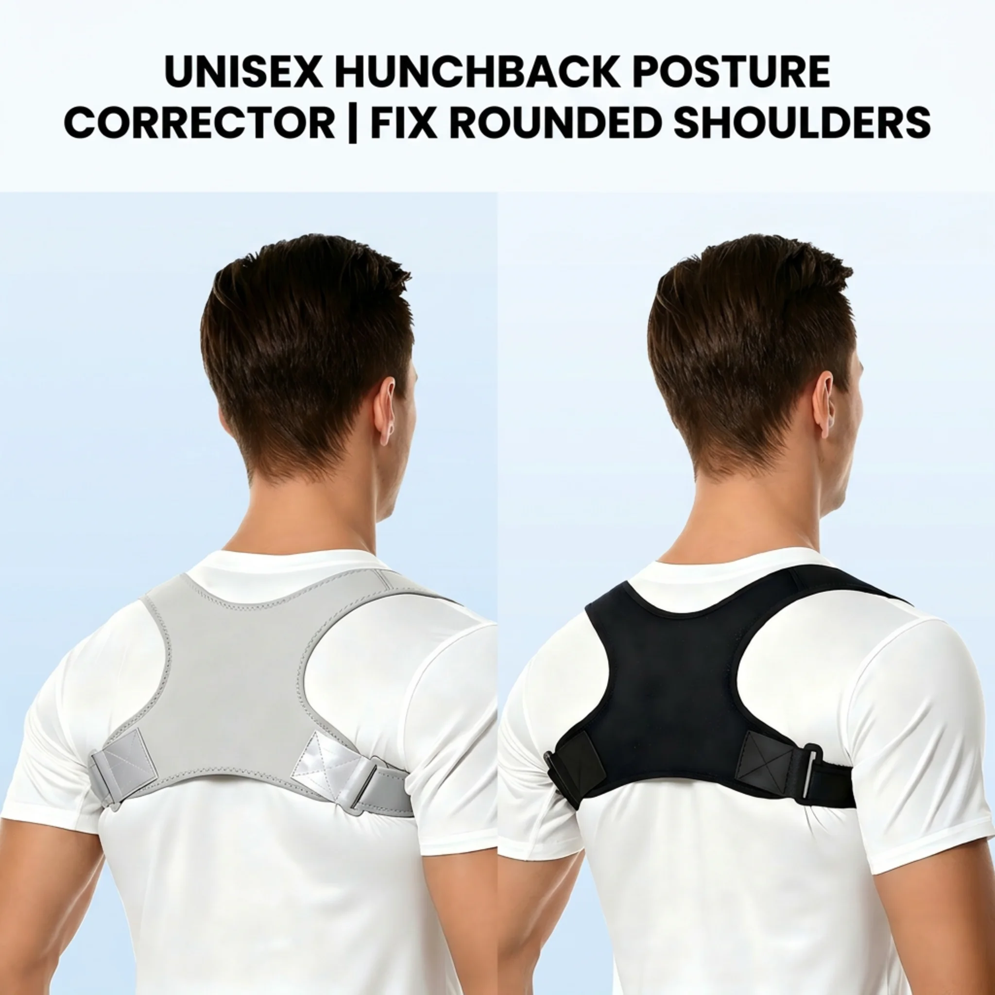 Posture Corrector Back Brace - Unisex Invisible Back Shoulder Posture Straightener