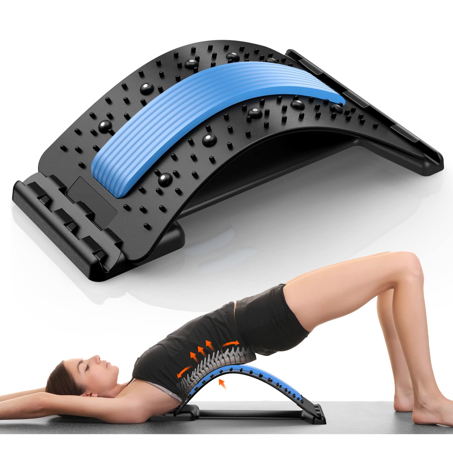 Back Stretcher Lumbar - Back Stretcher for Back Pain Relief,
