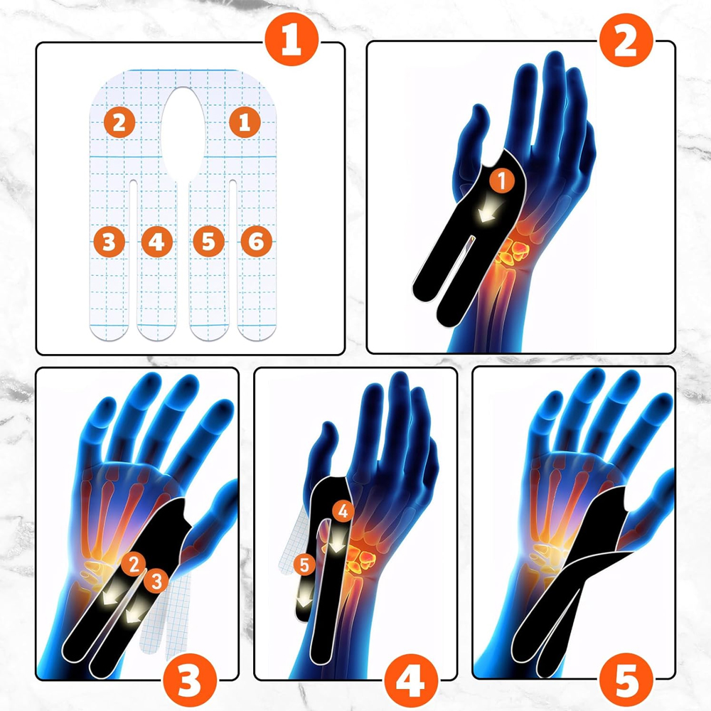 【5/10PCS] Precut Wrist Tape -  - Sports Taping Precut review and price