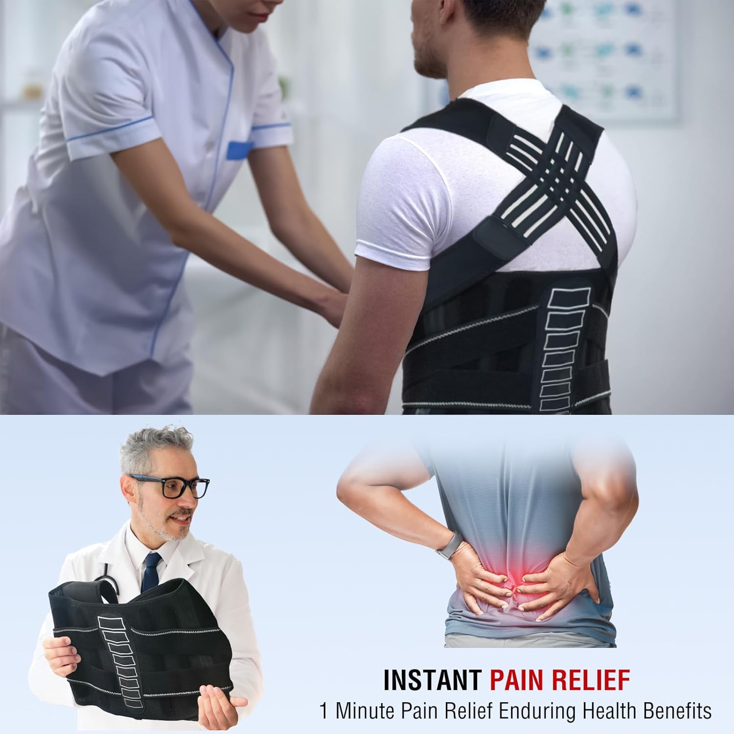 Back Brace for Men and Women,  - Posture Corrector Back Brace review and price