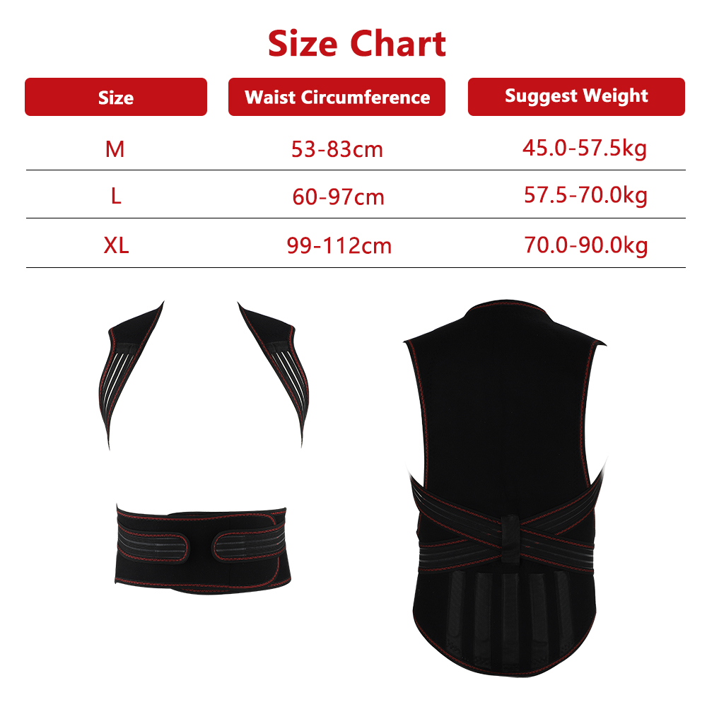Self Heating Back Support Wais - Posture Corrector Back Brace review and price