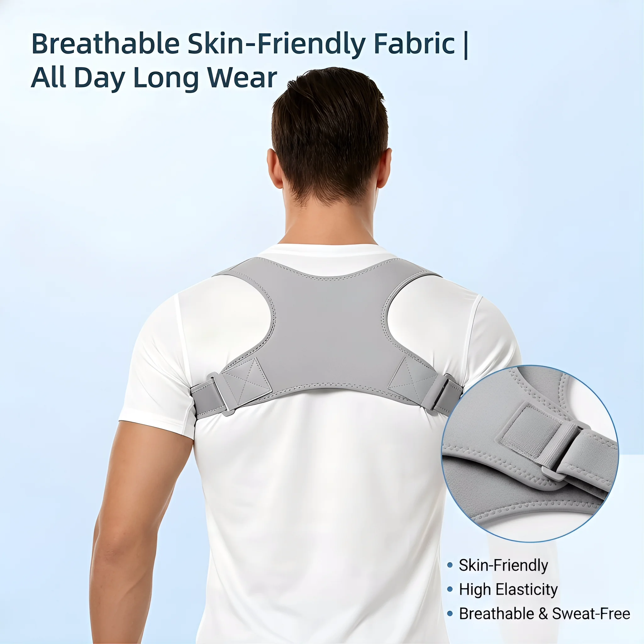 Unisex Invisible Back Shoulder - Posture Corrector Back Brace review and price