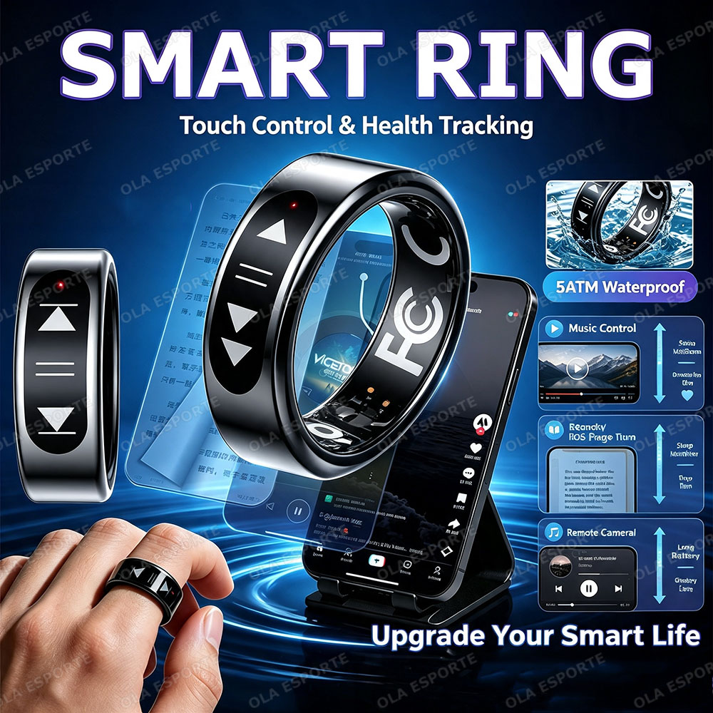 New Touch Control Smart Ring E - Women'S Health & Wellness Center review and price