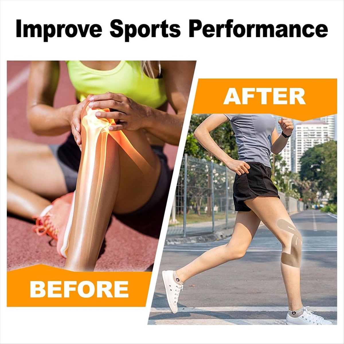 10pcs Precut Kinesiology Knee  - Sports Taping Precut review and price