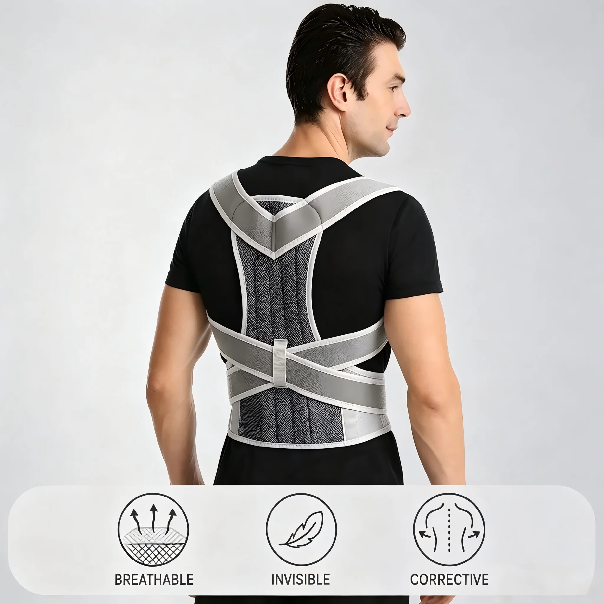 Adjustable Posture Corrector B - Posture Corrector Back Brace review and price