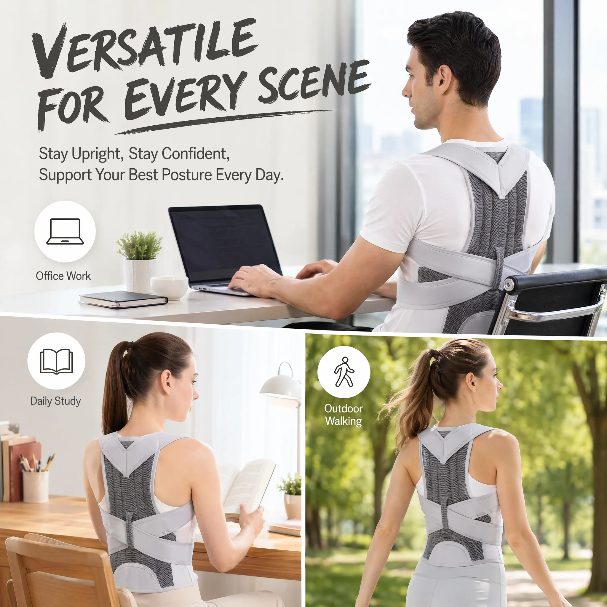 Adjustable Posture Corrector B - Posture Corrector Back Brace review and price