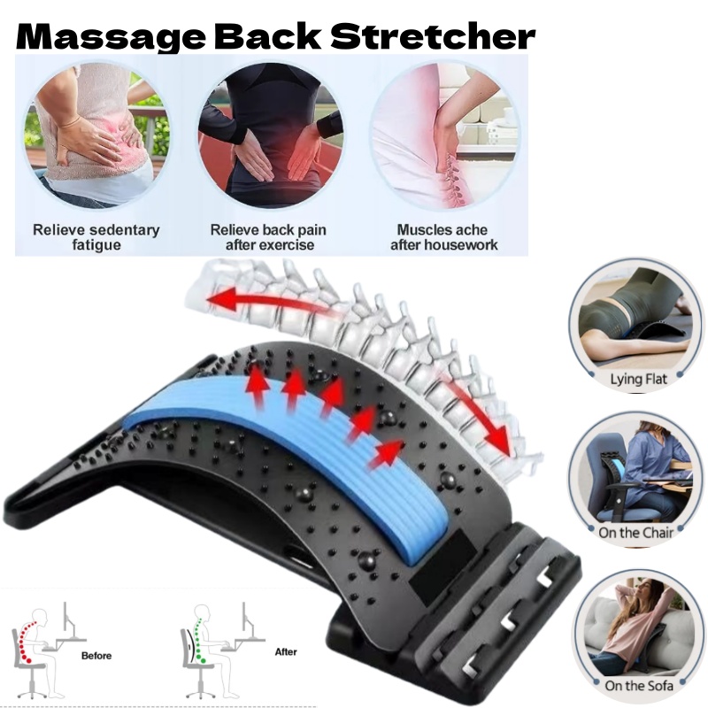 Back Massage Muscle Relaxation - Back Stretcher Lumbar review and price